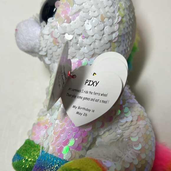 Ty Flippables Pixy Plush unicorn - Picture 4 of 5
